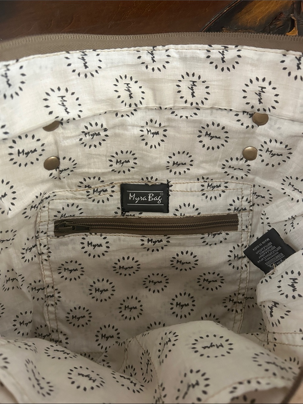 MYRA BAG: MARKET BAG Sustainable Organic Fabric - Picture 8 of 10